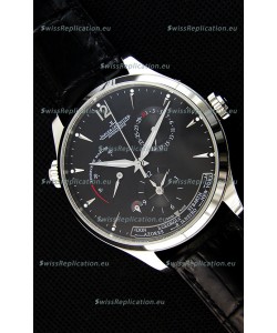 Jaeger LeCoultre Master Geographic Power Reserve Steel Case Swiss Replica Watch 