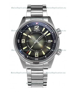 Jaeger LeCoultre Polaris Date Green Dial Steel Strap 1:1 Mirror Replica Watch 42MM