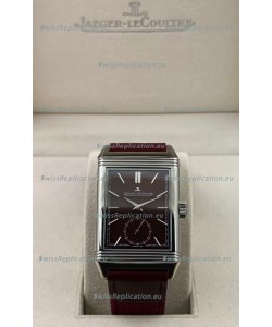 Jaeger-LeCoultre Reverso DuoFace Steel Casing Watch Red Dial in Swiss Automatic Movement
