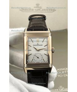 Jaeger-LeCoultre Reverso DuoFace Rose Gold Casing Watch Brown Dial in Swiss Automatic Movement