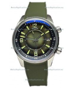 Jaeger LeCoultre Polaris Date Green Dial Rubber Strap 1:1 Mirror Replica Watch 42MM
