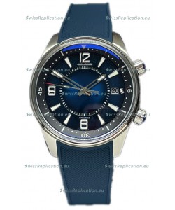 Jaeger LeCoultre Polaris Date Blue Dial Rubber Strap 1:1 Mirror Replica Watch 42MM