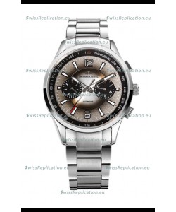 Jaeger LeCoultre Polaris Chronograph Stainless Steel Casing Grey Dial Swiss Replica Watch 