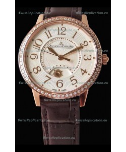 Jaeger-LeCoultre Rendez-Vous Rose Gold Night & Day Medium 1:1 Mirror Swiss Watch 