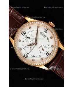 Jaeger LeCoultre Master Control Rose Gold Swiss Replica Watch 