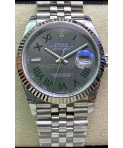 Rolex Datejust Wimbledon Cal.3235 Movement Swiss Watch - Ultimate 904L Steel 36MM