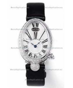 Breguet Reine De Naples Ladies Stainless Steel Swiss 1:1 Edition Replica Watch 