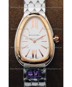 Bvlgari Serpenti Seduttori Edition Watch in Stainless Steel - Rose Gold Bezel 1:1 Mirror Replica
