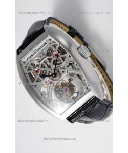 Franck Muller Fast Tourbillon Edition 1:1 Mirror Swiss Replica Watch Steel Casing