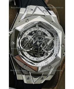 Hublot Big Bang UNICO Sang Bleu II Stainless Steel 1:1 Mirror Quality Swiss Replica Watch 