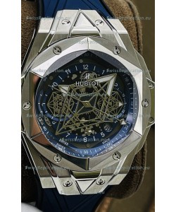 Hublot Big Bang UNICO Sang Bleu II Stainless Steel 1:1 Mirror Quality Swiss Replica Watch 