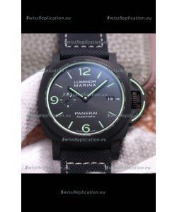 Panerai Luminor Marina PAM1118 Carbotech 1:1 Mirror Swiss Replica Watch 44MM