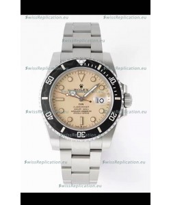 Rolex Submariner DiW Stainless Steel Casing Black Ceramic Bezel Edition Watch 