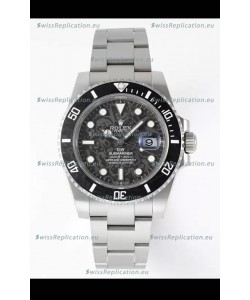 Rolex Submariner DiW Stainless Steel Casing Black Ceramic Bezel Edition Watch 