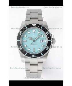 Rolex Submariner DiW Stainless Steel Casing Black Ceramic Bezel Blue Dial Edition Watch 