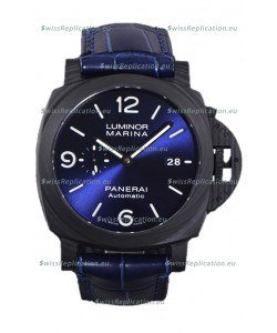 Panerai Luminor Marina Carbotech PAM1664 Blue Notte Carbon Casing 1:1 Mirror Replica Watch 