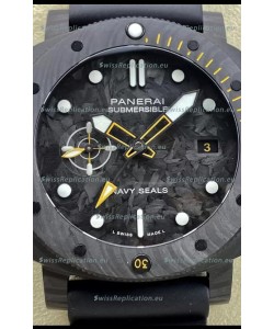 Panerai Submersible PAM01324 Carbotech GMT Navy Seals Edition 1:1 Mirror Replica Watch 44MM