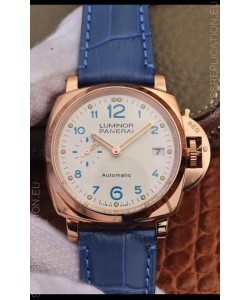 Panerai Luminor DUE PAM756 Edition 1:1 Mirror Swiss Replica Watch in Rose Gold Casing 42MM