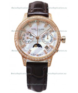 Patek Philippe Grand Complications Ladies First Perpetual Calendaer Rose Gold Swiss Replica Watch 