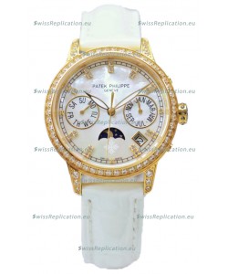 Patek Philippe Grand Complications Ladies First Perpetual Calendaer Yellow Gold Swiss Replica Watch 