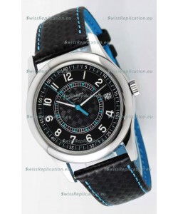Patek Philippe Calatrava 6007 Black Dial Blue Hands 904L Steel Casing 1:1 Mirror Replica Watch