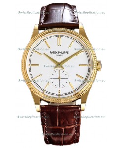 Patek Philippe Calatrava 6119G Yellow Gold Casing Watch 1:1 Mirror Replica Watch 