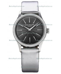 Patek Philippe Calatrava 4997 Ladies Steel Case Grey Dial with Swiss Automatic Movement Watch