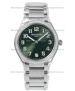 Patek Philippe Twenty-4 Green Dial 904L Steel Casing 1:1 Mirror Replica Watch 36MM