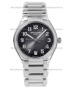 Patek Philippe Twenty-4 Grey Dial 904L Steel Casing 1:1 Mirror Replica Watch 36MM