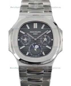 Patek Philippe Nautilus 5740 Perpetual Calendar Stainless Steel Grey Dial Swiss Replica Watch 