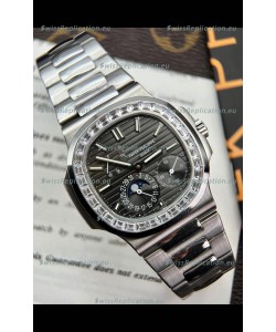 Patek Philippe Nautilus 5712G 1:1 Quality Swiss Replica Watch in Grey Dial