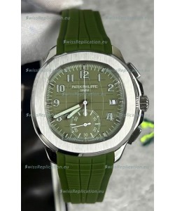 Patek Philippe Aquanaut 5968A Green Dial Chronograph 1:1 Mirror Replica Watch