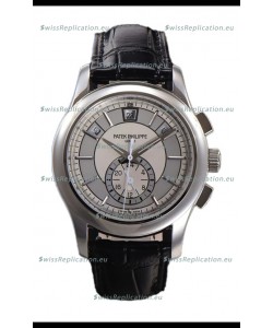 Patek Philippe 5205 Complications Moonphase White Dial 1:1 Mirror Swiss Replica Watch