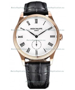 Patek Philippe Calatrava 5119G Rose Gold Casing 1:1 Mirror Replica Watch 