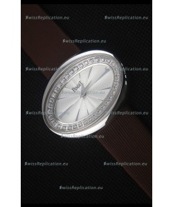 Piaget Limelight Magic Hour Swiss Quartz Steel Case in Black Strap