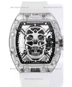 Richard Mille RM52-01 Sapphire Casing with Genuine Tourbillon Movement 1:1 Ultimate Replica