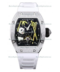 Richard Mille RM26-01 Tourbillon Panda Stainless Steel Casing Swiss Movement Watch 