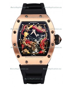 Richard Mille RM057 Dragon Dial Rose Gold Watch in Swiss Automatic Movement