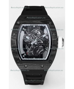 Richard Mille RM055 Black Carbon Casing 1:1 Superclone Genuine Tourbillon Watch 