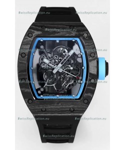 Richard Mille RM055 Black Carbon Casing 1:1 Superclone Genuine Tourbillon Watch 