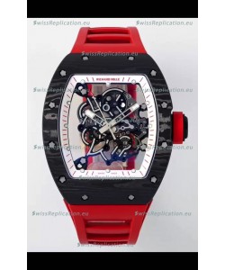 Richard Mille RM055 Black Carbon Casing 1:1 Superclone Genuine Tourbillon Watch 