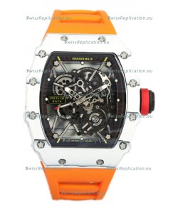 Richard Mille RM35-01 Rafael Nadal Carbon Fiber Casing with Genuine Tourbillon Super Clone Watch