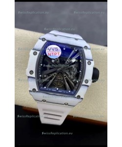Richard Mille RM12-01 White Carbon Fiber Case Genuine Tourbillon Movement 1:1 Mirror Replica Watch