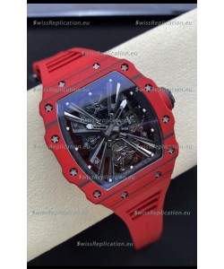 Richard Mille RM12-01 Carbon Fiber Case Genuine Tourbillon Movement 1:1 Mirror Replica Watch
