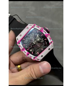 Richard Mille RM38-02 White Carbon Fiber Bubba Watson Genuine Tourbillon Movement 1:1 Mirror Replica