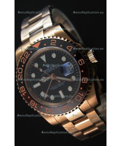 Rolex GMT Masters II 126715CHNR Everose Gold Swiss Replica 1:1 Mirror Watch