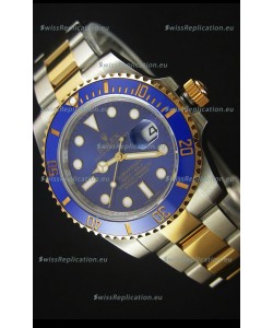Rolex Submariner 16613 Two Tone Ceramic Bezel Swiss Replica 1:1 Watch with Swiss 3135 Movement 