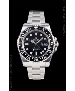Rolex GMT Master II 116710LN Ceramic Bezel Cal.3186 Movement Swiss Replica - Ultimate 904L Steel Watch