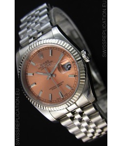 Rolex Datejust Japanese Replica Watch - Champange Dial in 36MM with Jubilee Strap