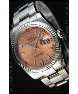 Rolex Datejust Japanese Replica Watch - Champange Dial in 36MM with Oyster Strap